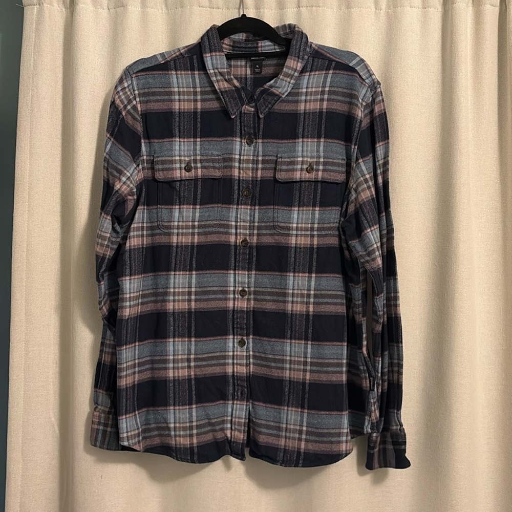 Patagonia organic cotton flannel, XL